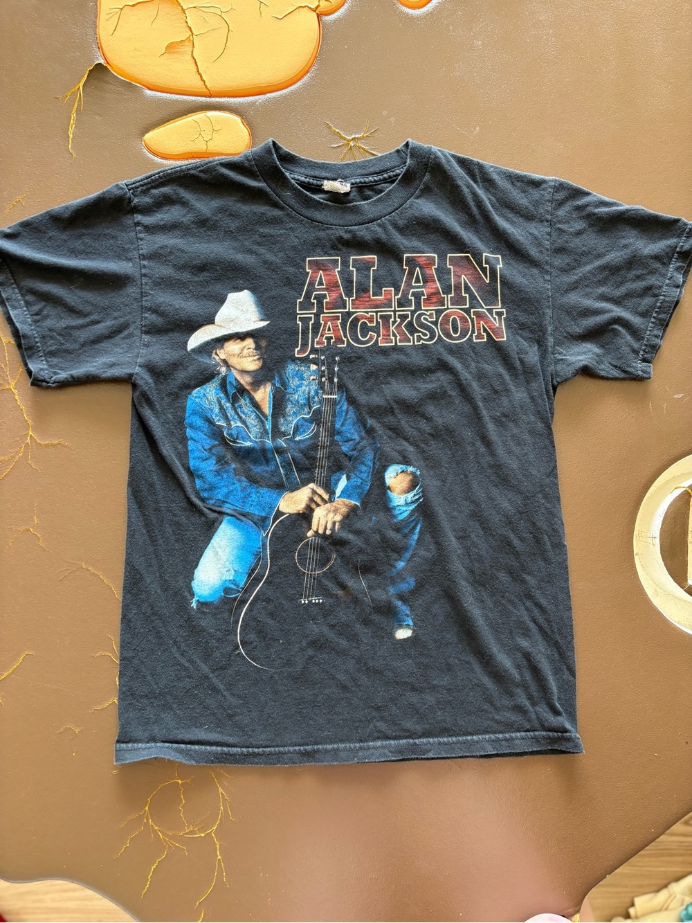 Alan Jackson Graphic T-Shirt - Black